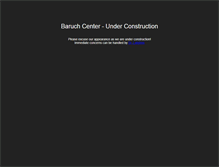 Tablet Screenshot of baruch60center.org